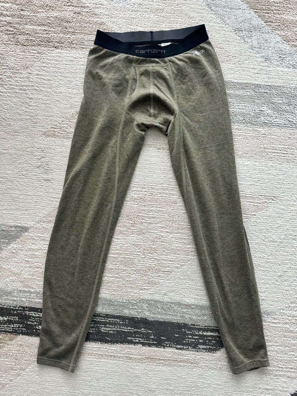 Carhartt Force Men’s Poly-Wool Midweight Base Layer Thermal Pants Size S